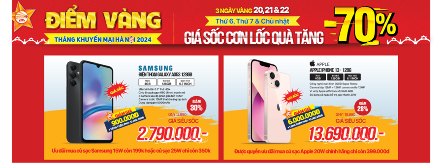 Smartphone Sale Đậm, Tặng PMH 10 Triệu Đồng