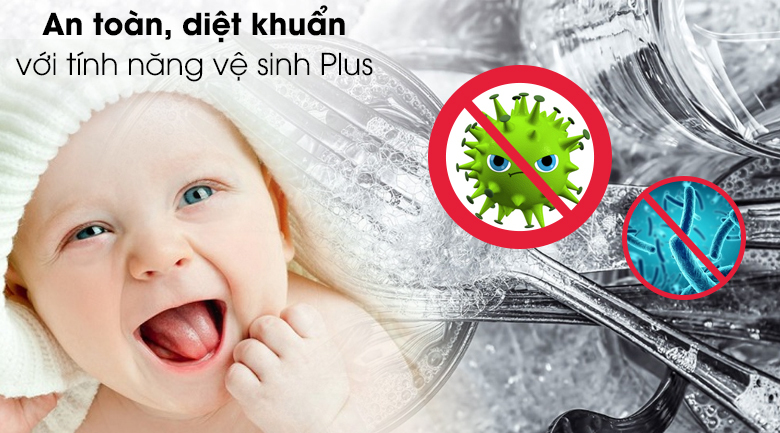 Tính năng sấy vệ sinh Plus