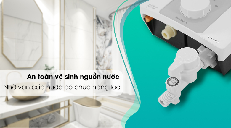 Van cấp nước có chức năng lọc