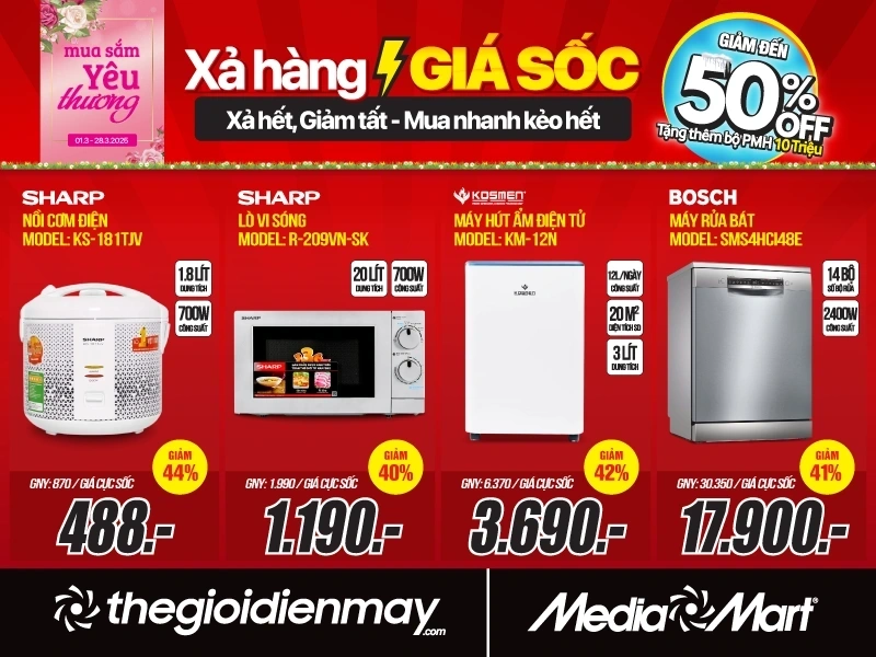 Gia dụng tiện ích - Giải pháp hoàn hảo cho không gian sống hiện đại