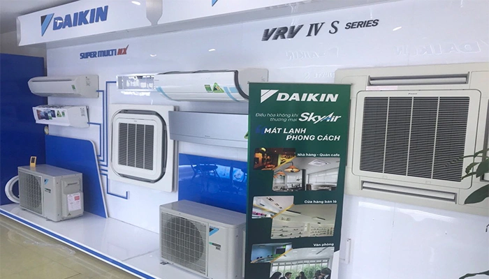 Điều hòa Daikin khá đa dạng chủng loại, công suất