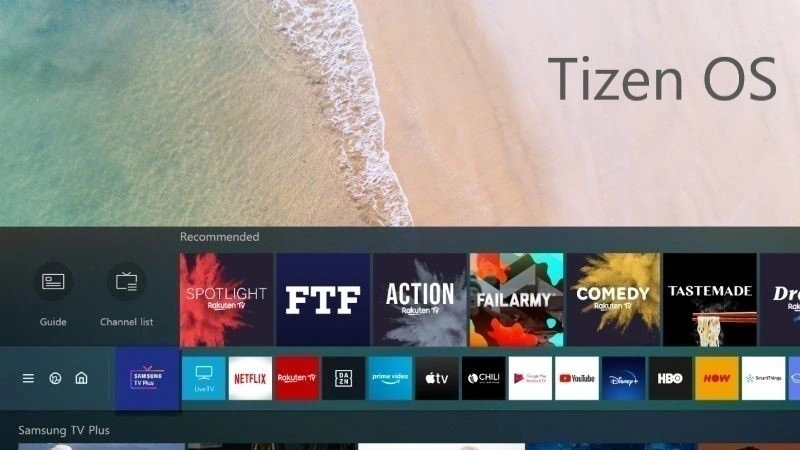 Hệ điều hành Tizen OS dành cho tivi Samsung