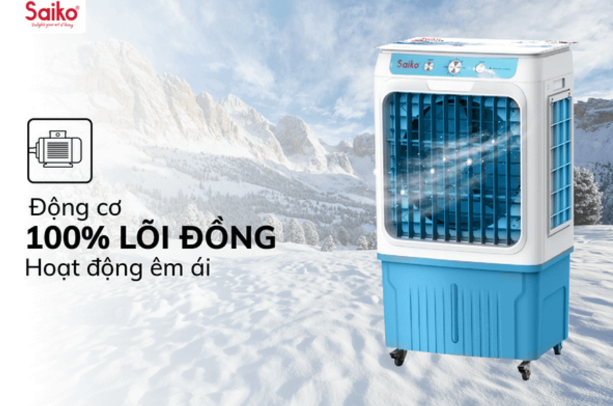 Máy làm mát, quạt điều hòa Saiko