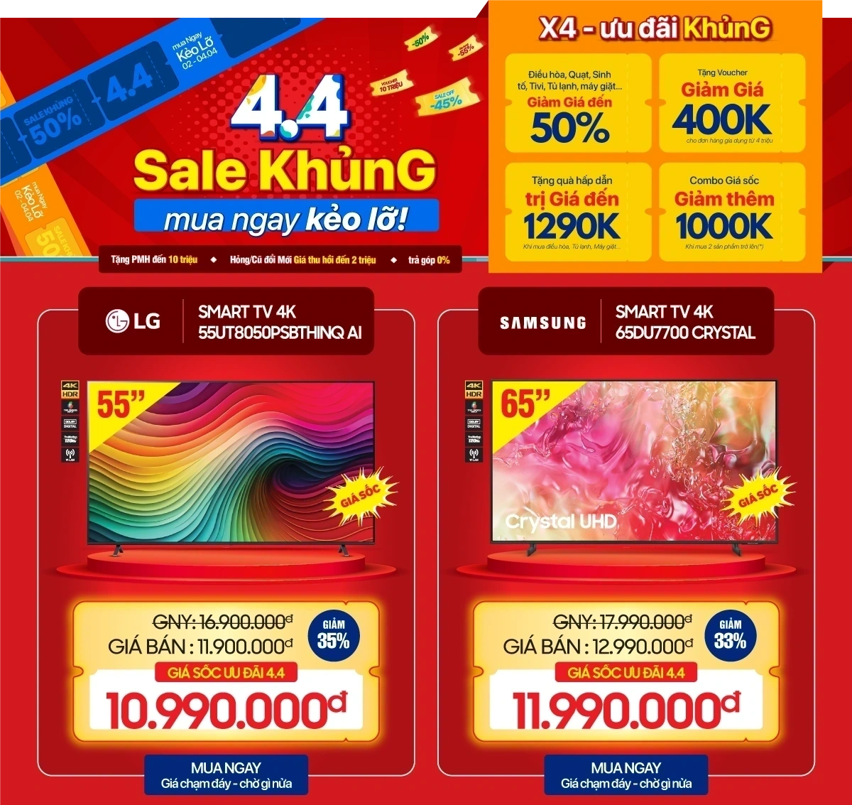 Nâng Tầm Trải Nghiệm Tại Gia Với Hàng Loạt Tivi Cao Cấp