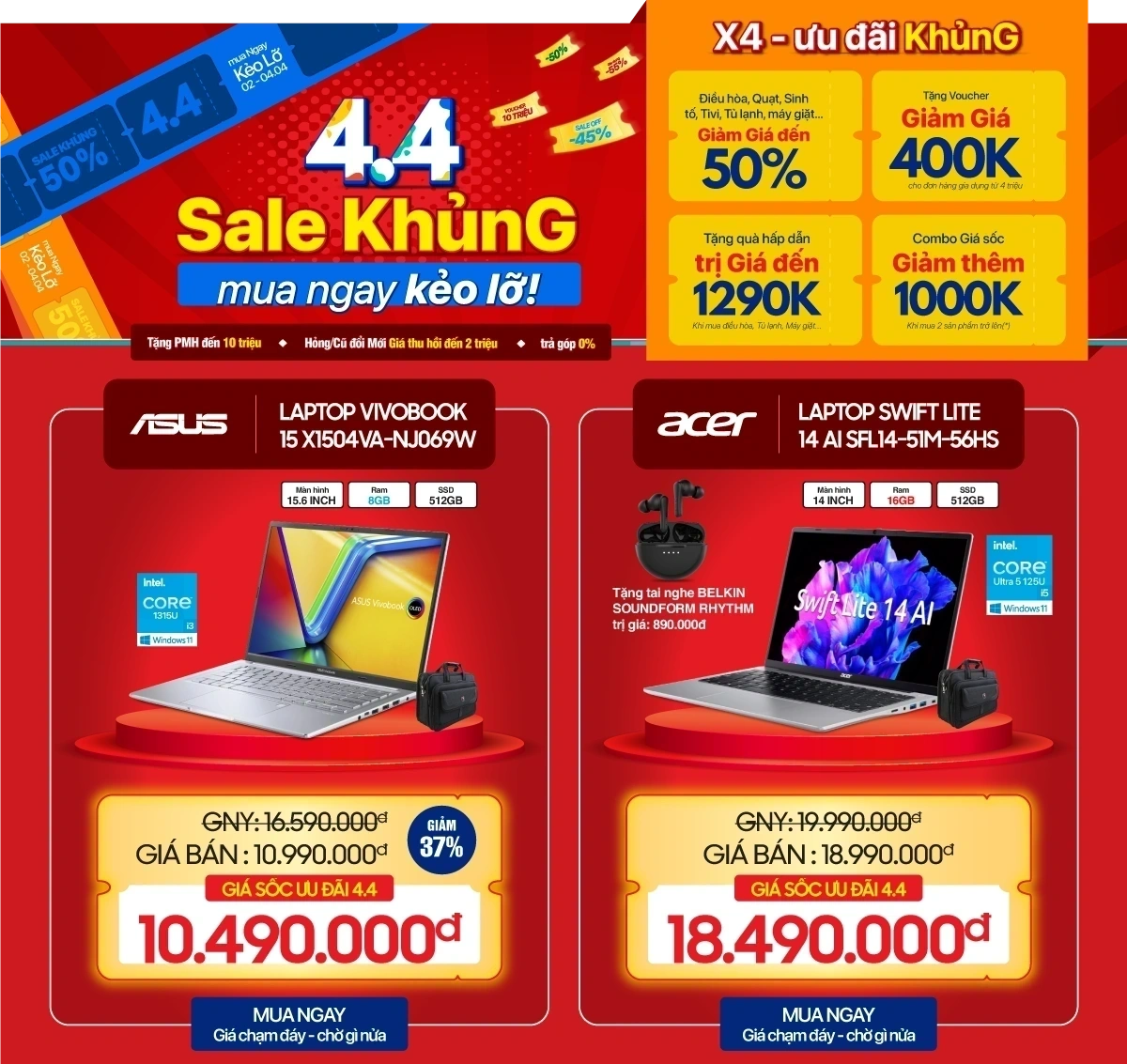 Ngày Hội Công Nghệ, Kỹ thuật số -Sale Sốc Thả Phanh