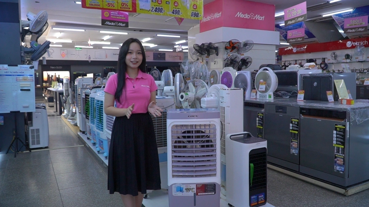 Thiết kế gọn gàng, hiện đại – phù hợp nhiều không gian sử dụng