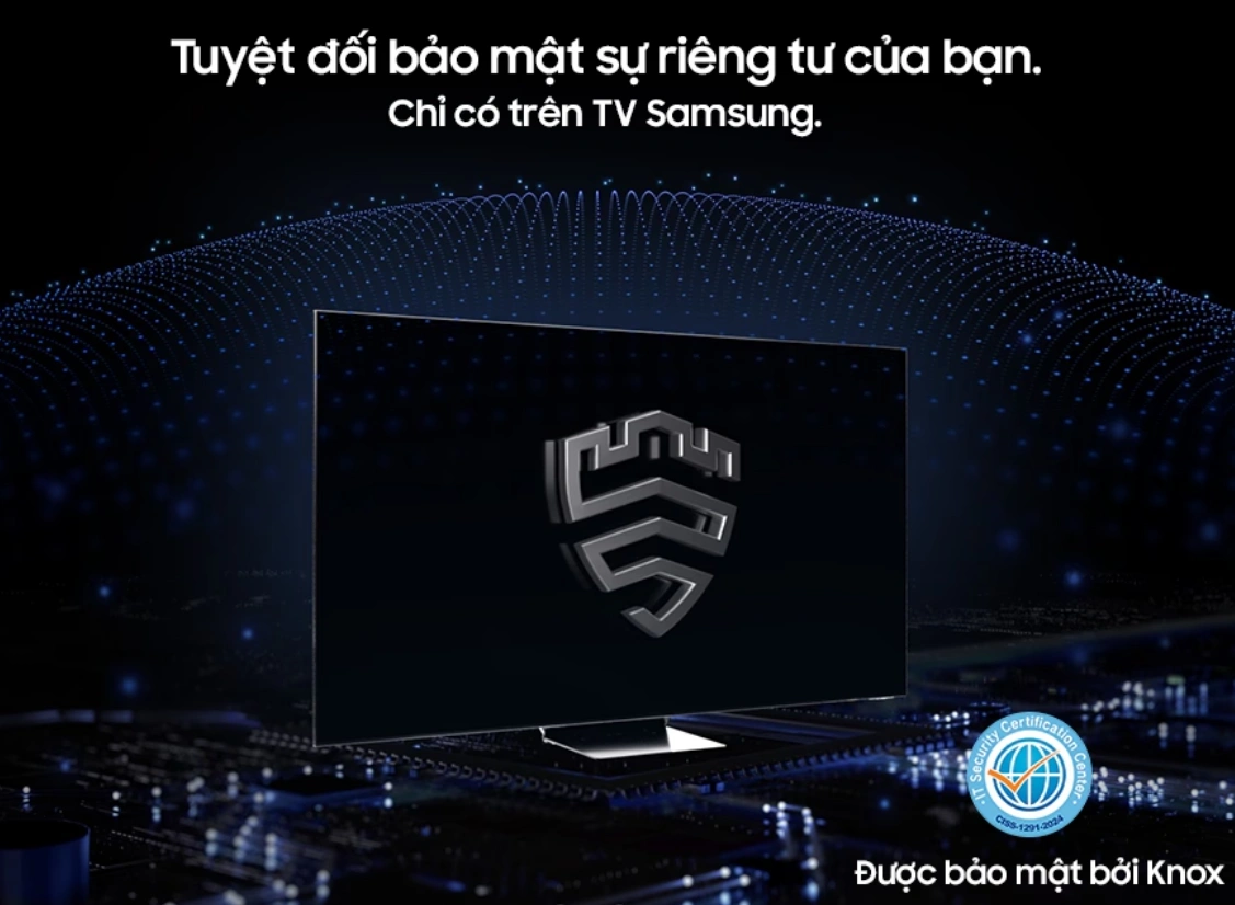 TV AI của Samsung tích hợp bảo mật Knox, đảm bảo sự riêng tư cho người dùng