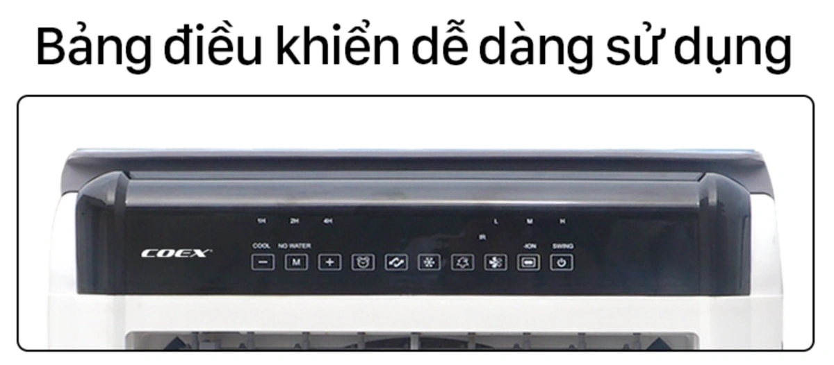 Bảng điều khiển của quạt điều hòa quạt điều hòa COEX CA-7125A