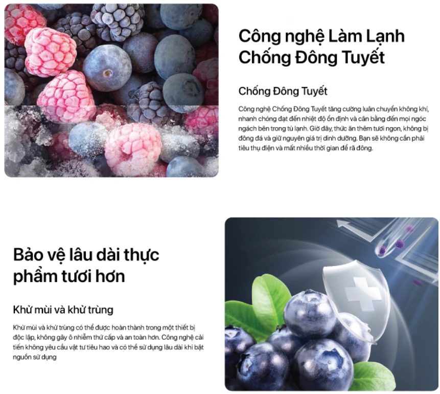 Công nghệ bảo quản thực phẩm tuyệt vời