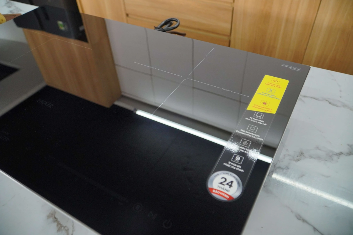 Công suất mạnh mẽ 4500W – Điều khiển cảm ứng trượt mượt mà