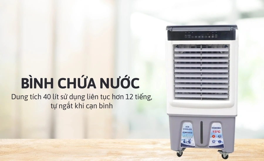 Quạt điều hòa COEX CA-7125A có bình chứa nước dung tích 40 lít