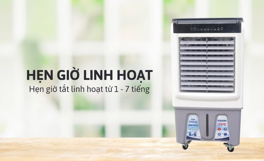 Quạt điều hòa COEX CA-7125A có chế độ hẹn giờ tắt lên đến 7 tiếng