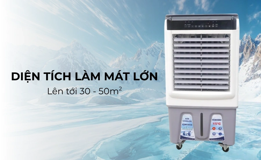 Quạt điều hòa Coex CA-7125A có khả năng làm mát diện tích lên đến 50m2