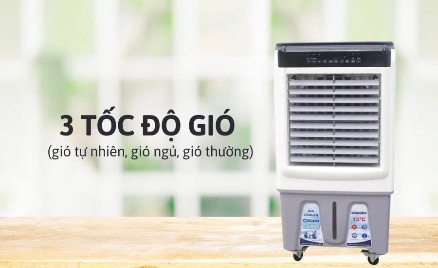 Quạt điều hòa COEX có 3 tốc độ gió tùy chọn