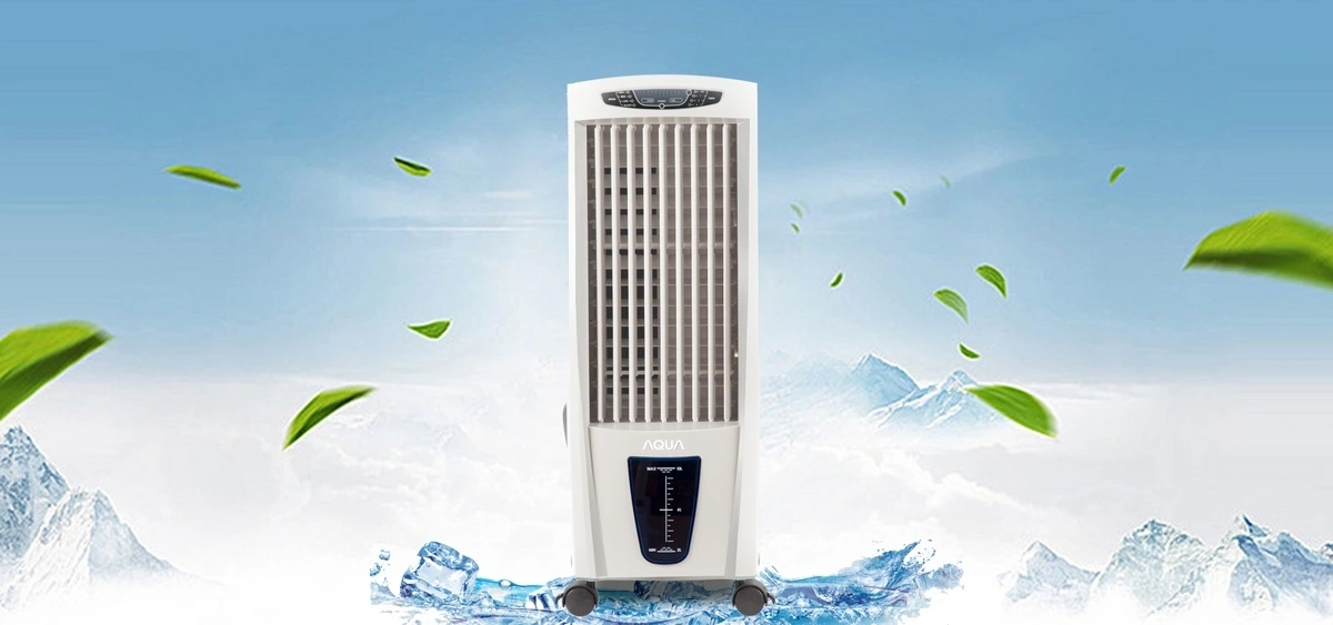 Quạt điều hòa vận hành với nguyên lý làm bay hơi nước nên không gây khô da, khô niêm mạc... 