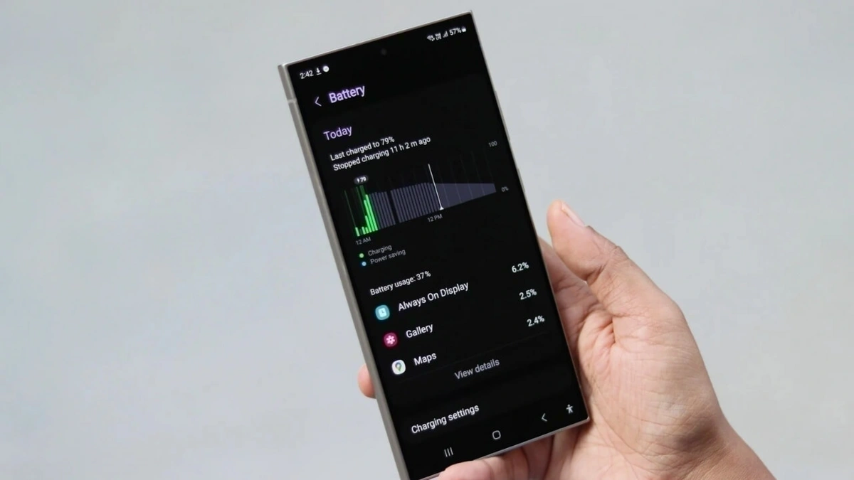 Samsung S25 hỗ trợ sạc nhanh 25W