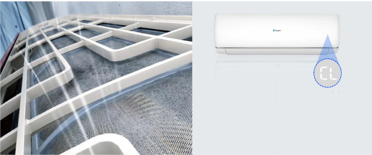 3. Điều hòa Casper 1 chiều Inverter 2HP-18.800BTU GC-18IS33