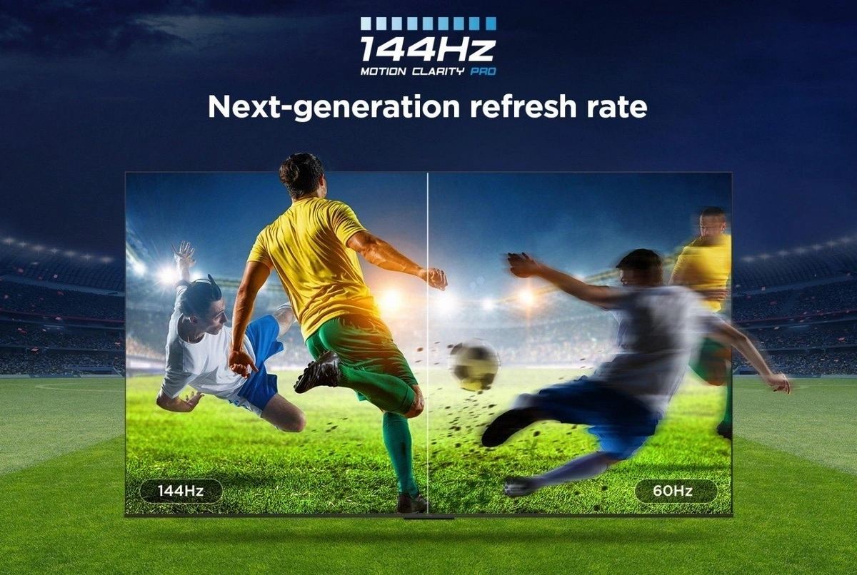 Chọn mua tivi xem bóng đá nên ưu tiên các sản phẩm có tần số quét cao