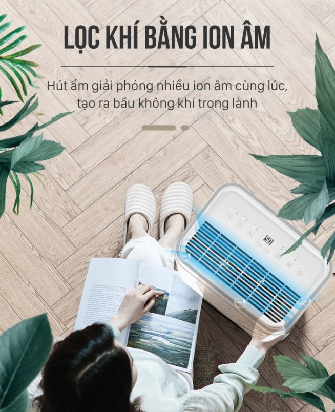 Công suất hút ẩm mạnh mẽ