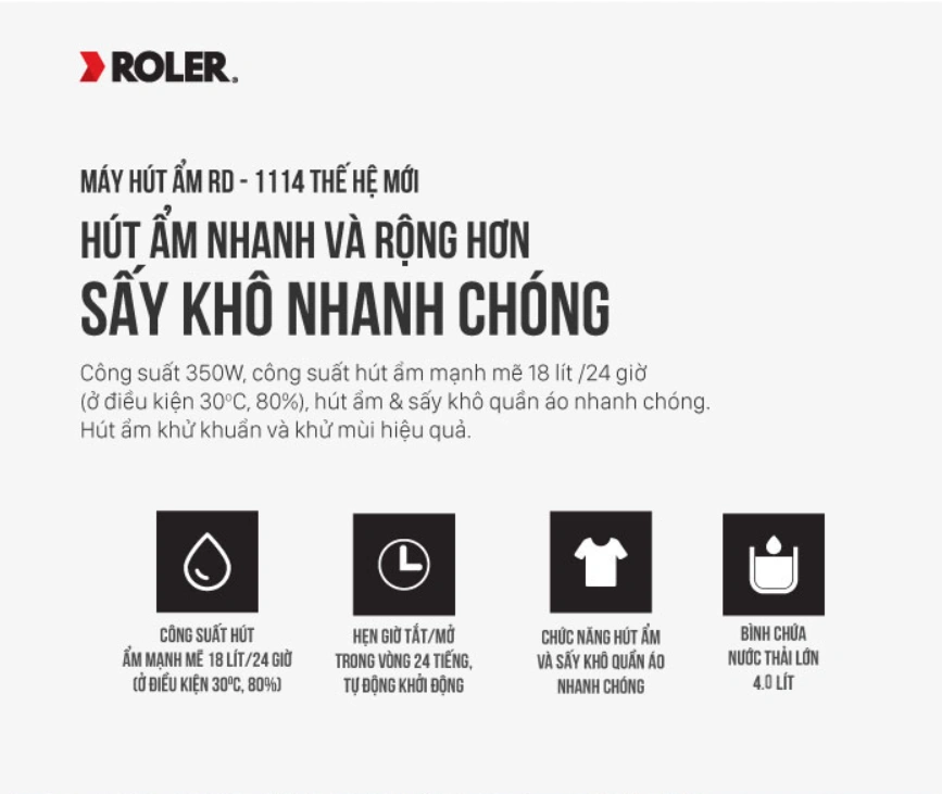 Đa năng hút ẩm và sấy khô