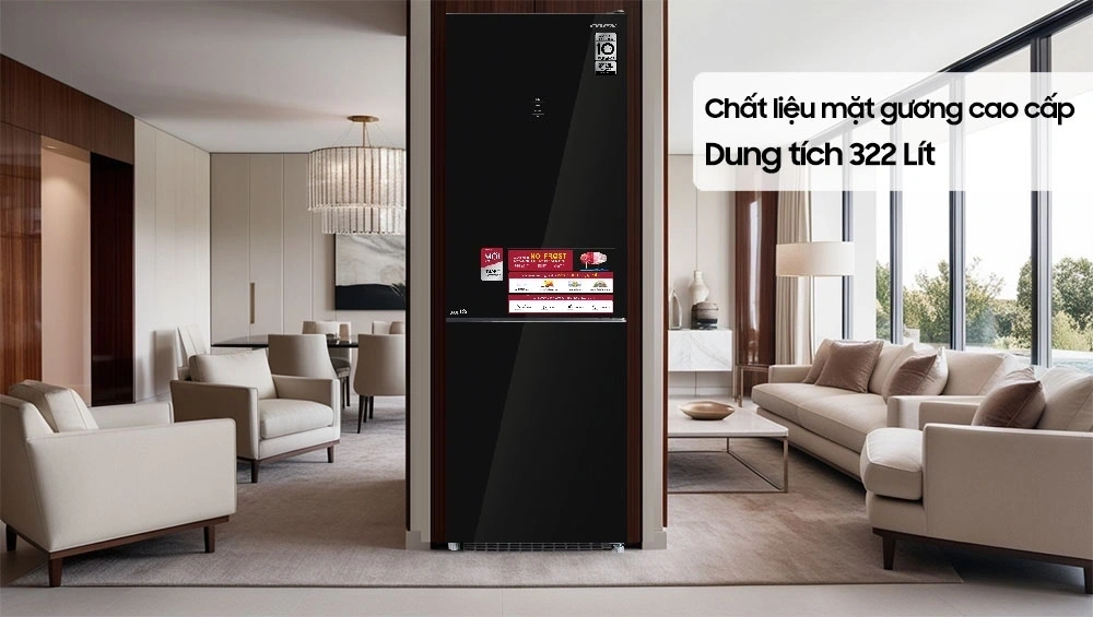 Dung tích thoải mái để lưu trữ thực phẩm
