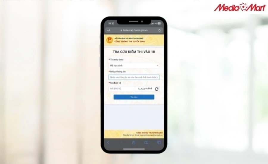 Hướng dẫn tra cứu điểm thi tuyển sinh vào lớp 10 chi tiết nhất