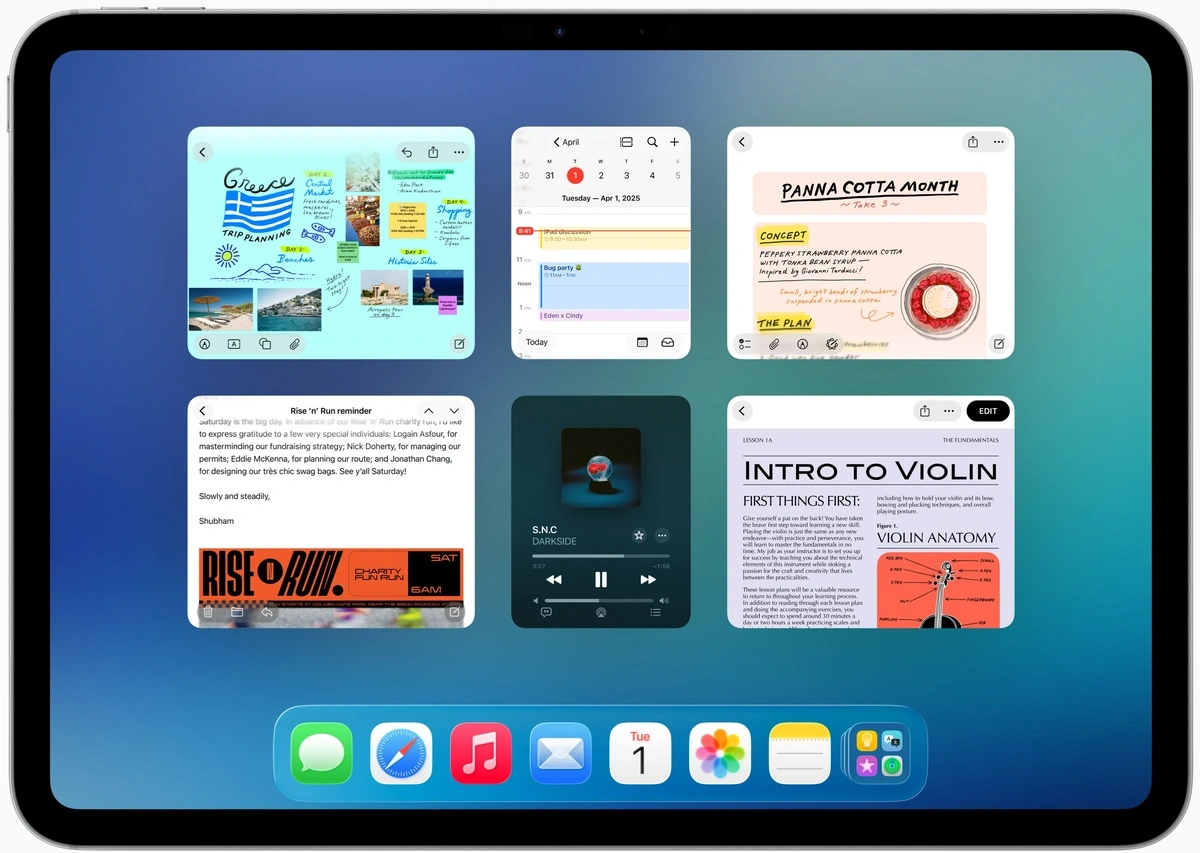 iPadOS 26 đem đến khả năng đa nhiệm linh hoạt với hệ thống cửa sổ mới