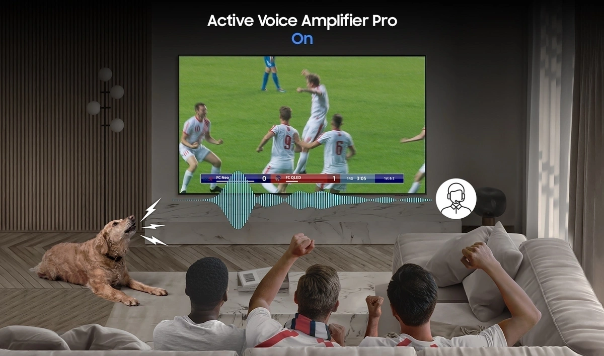 Khi chọn mua TV xem bóng đá, cần chú ý đến chất lượng âm thanh có tốt không, nghe có rõ ràng không