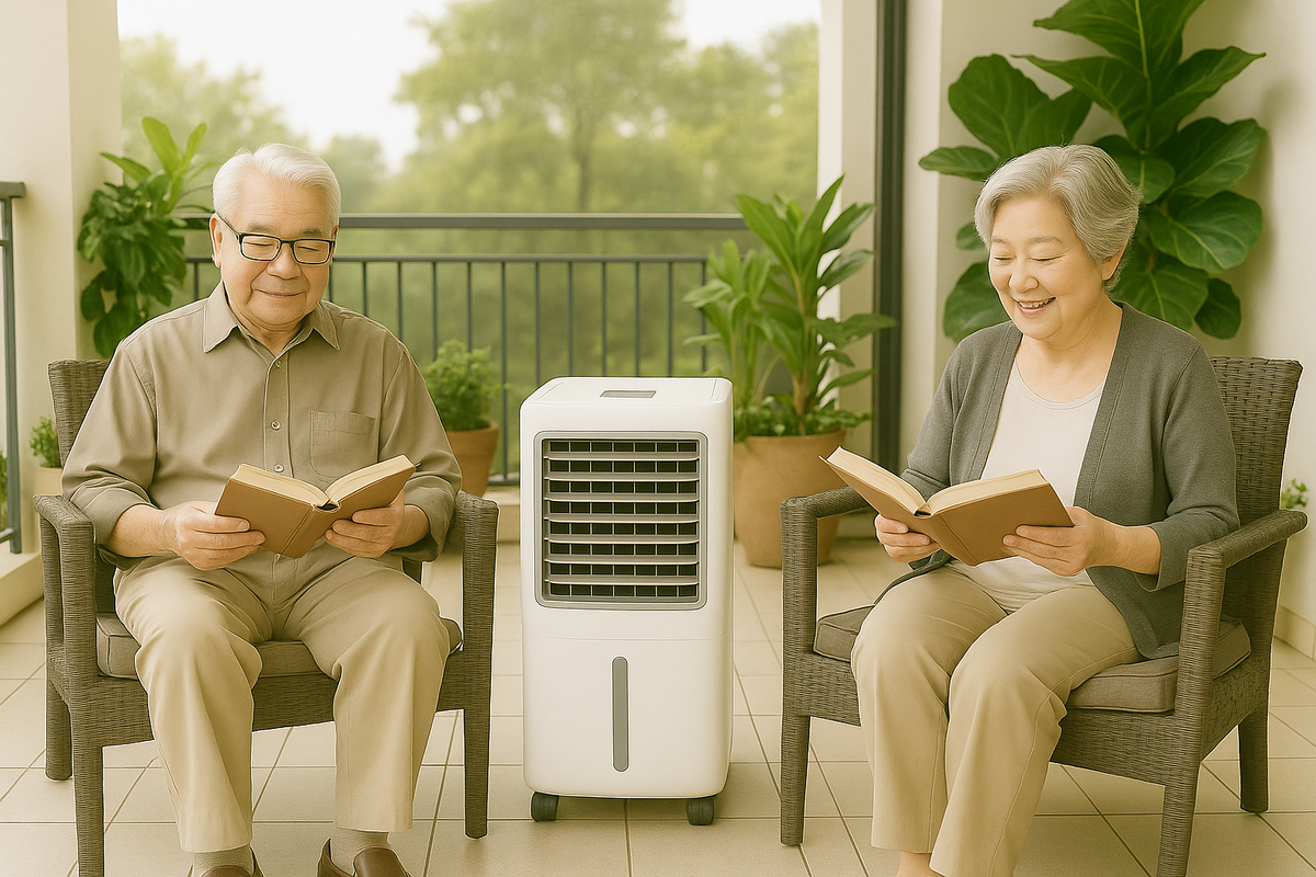 Khi chọn quạt điều hòa cho người già, người cao tuổi không nên chọn những loại quạt sử dụng quá phức tạp