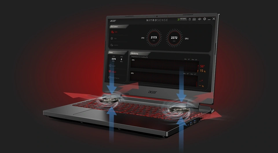 Laptop cấu hình mạnh Acer Nitro 5 Tiger AN515-58-773