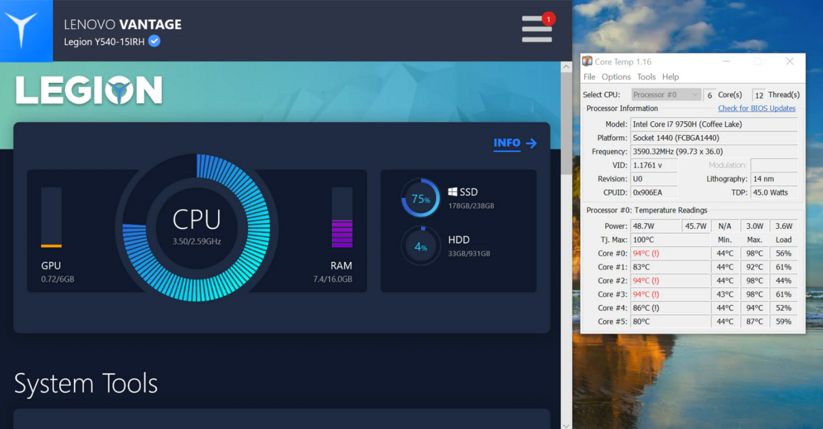 Lenovo Vantage giúp bạn “theo dõi sức khỏe” hệ thống