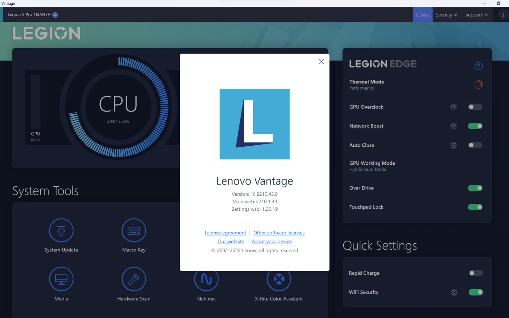 Lenovo Vantage là gì? 