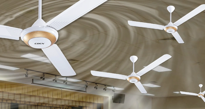 Quạt trần 3 cánh COEX CCF-7112 công suất lớn, làm mát tốt