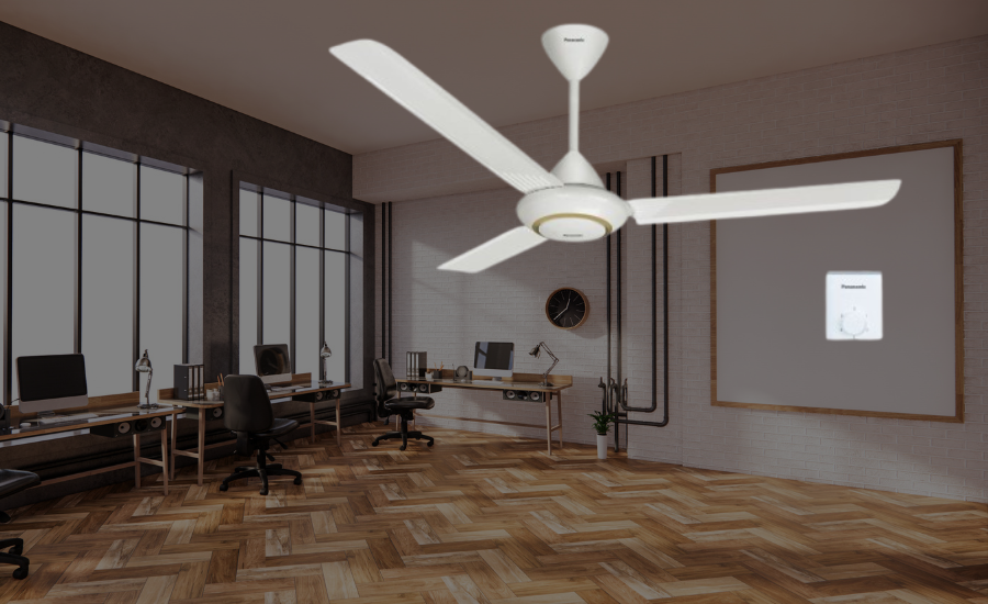 Quạt trần 3 cánh Panasonic F-60MZ2 vận hành êm ái dù có công suất khá lớn