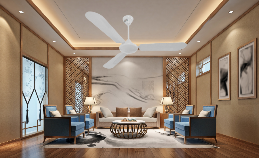 Quạt trần công suất lớn 3 cánh Điện Cơ QT1400-S 25cm