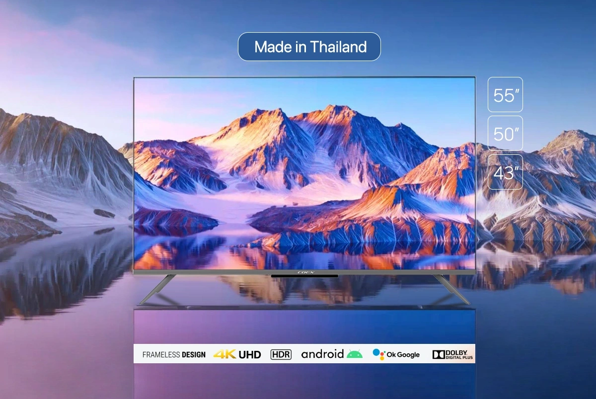 Smart tivi Coex 4K 55 inch 55UT7000YG Google TV là lựa chọn kinh tế cho ai đang tìm kiếm tivi 55 inch 4K dưới 10 triệu xem bóng đá hay