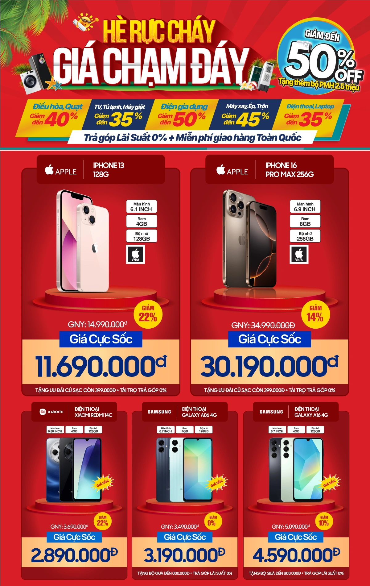 Smartphone sale sập sàn