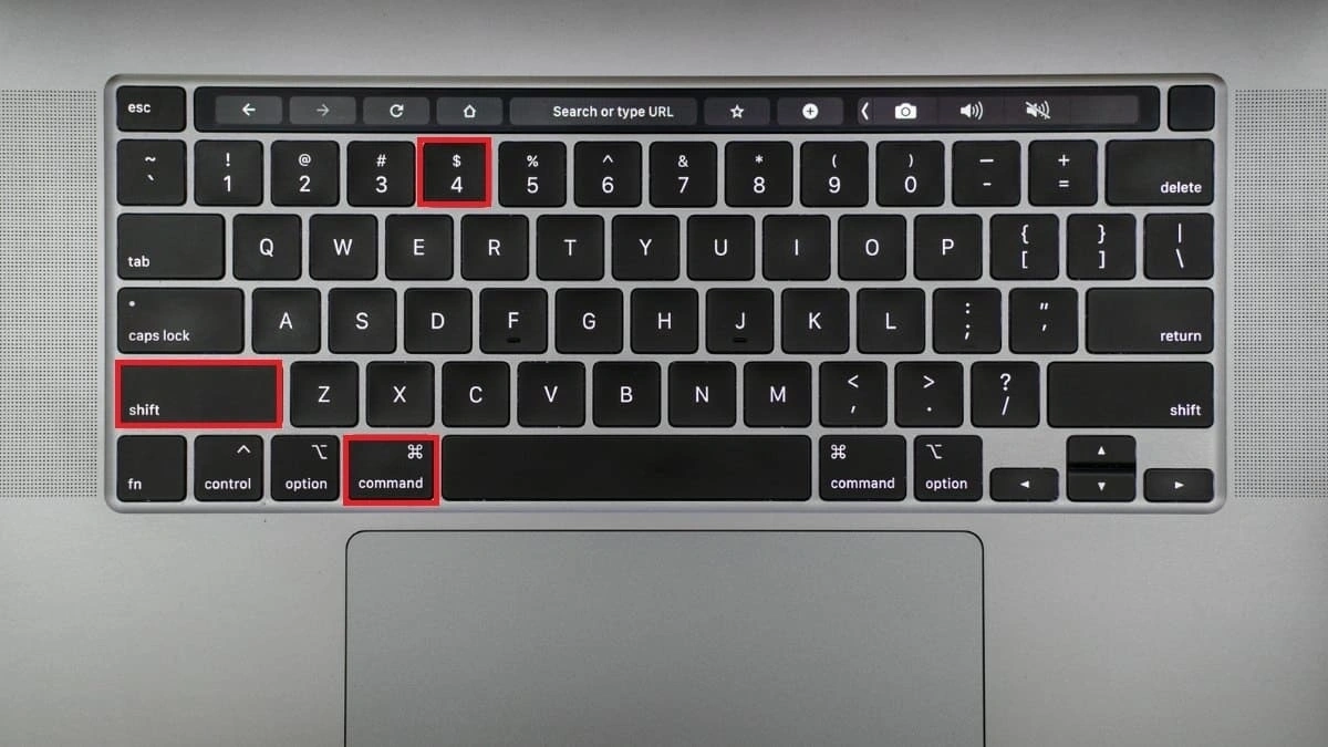 Cách chụp một vùng tùy chọn trên màn hình MacBook