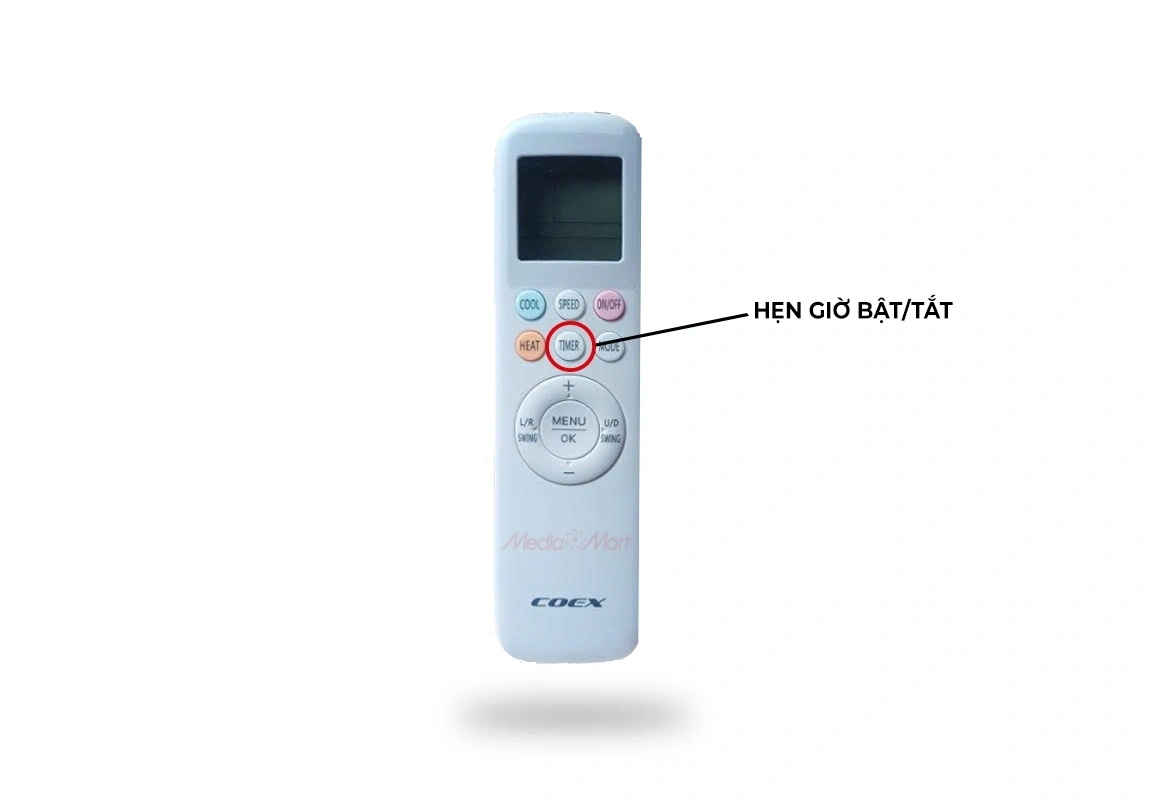 Cách sử dụng điều hòa COEX ở chế độ hẹn giờ