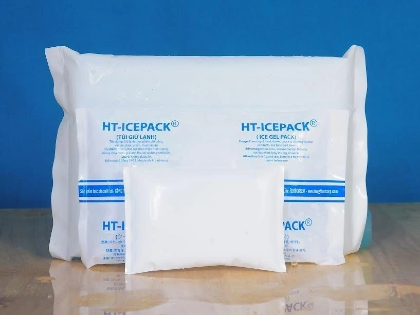 Đá khô quạt điều hòa dạng túi nhựa