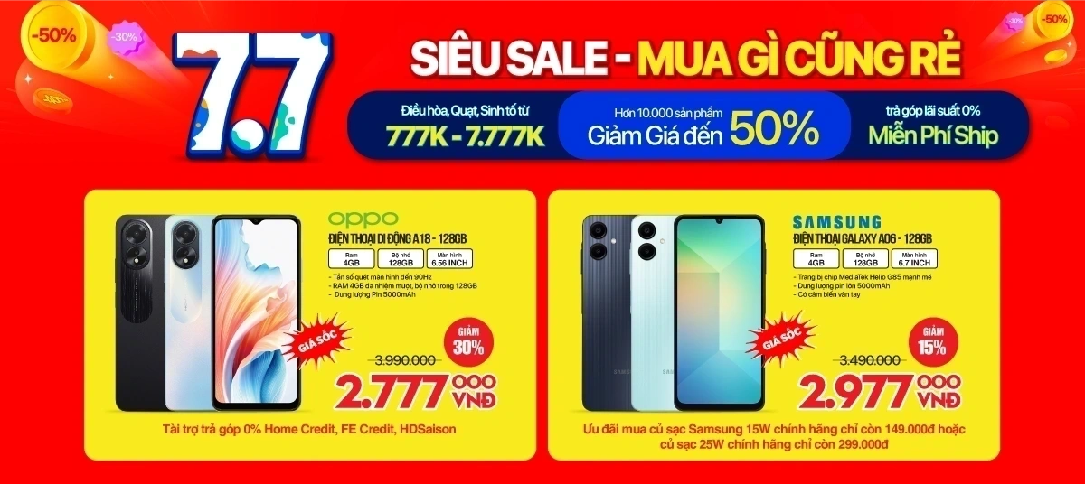 Điện thoại giảm giá lớn 50%++