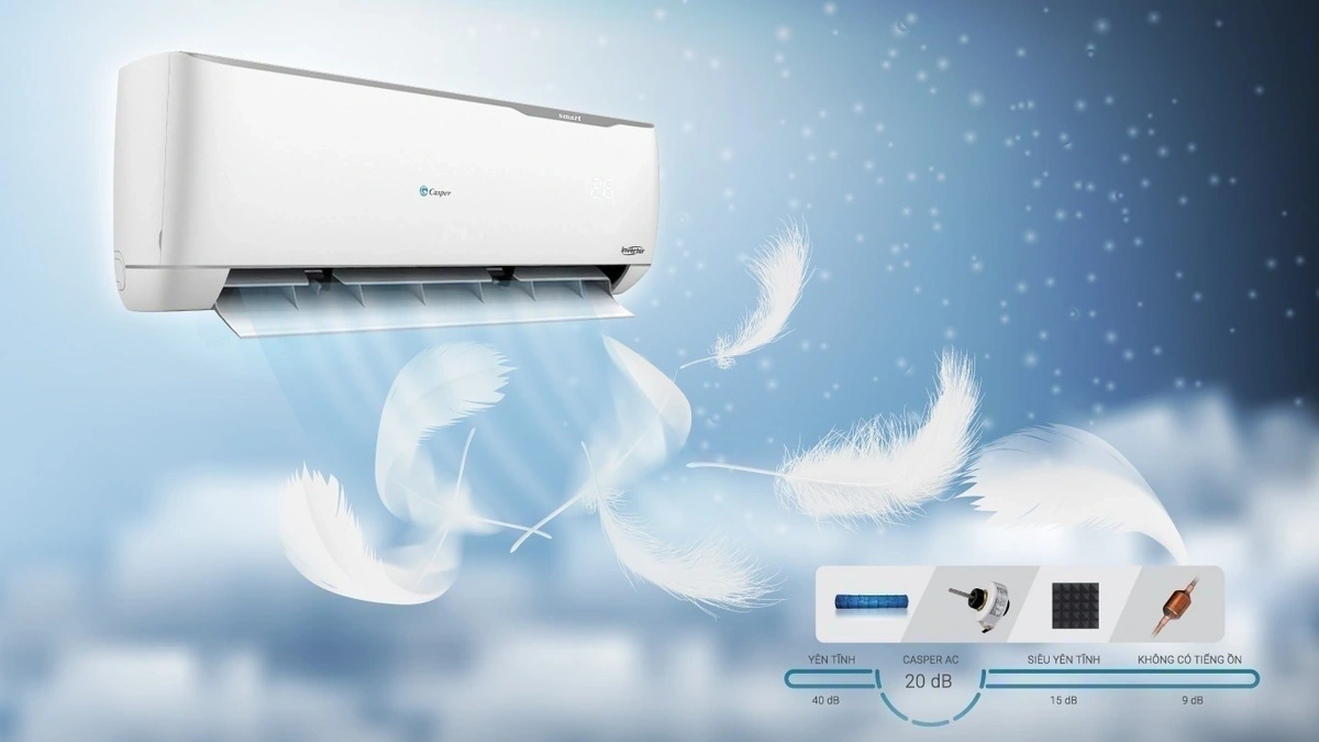 Điều chỉnh nhiệt độ điều hoà ở mức phù hợp