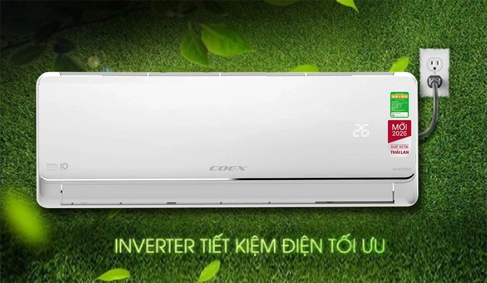 Điều hòa Coex 1 chiều Inverter 1.5HP-12000BTU CA-12IN35