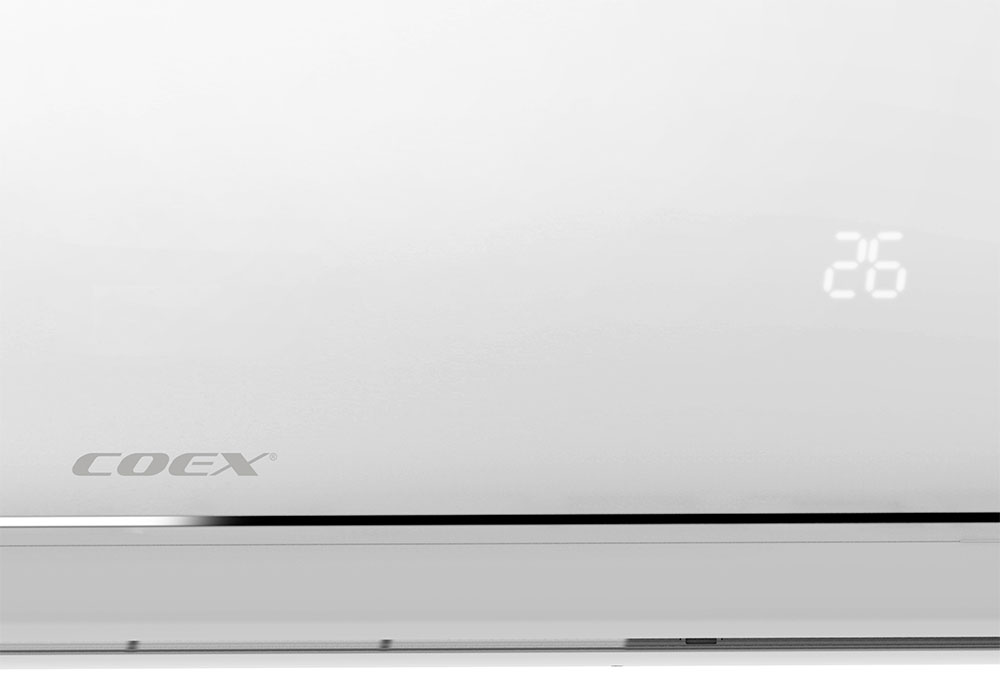 Điều hòa COEX có màn hình LED hiển thị nhiệt độ trên dàn lạnh