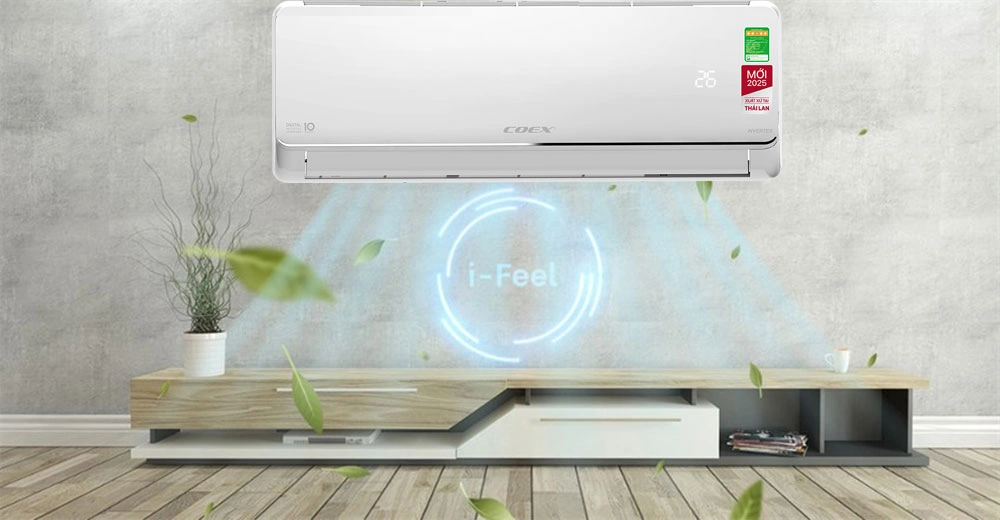 Điều hòa COEX làm mát thông minh nhờ cảm biến iFeel
