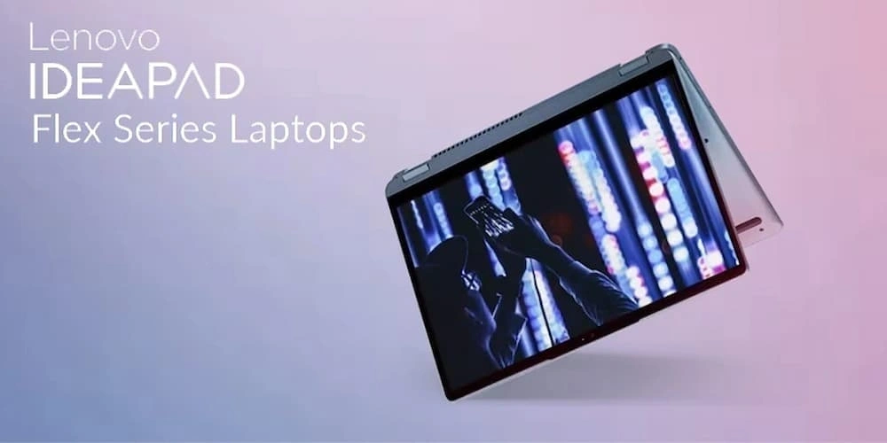 enovo Flex5 14ALC7 82R900EDVN là mẫu laptop 2-trong-1 nổi bật nhờ thiết kế gập 360°