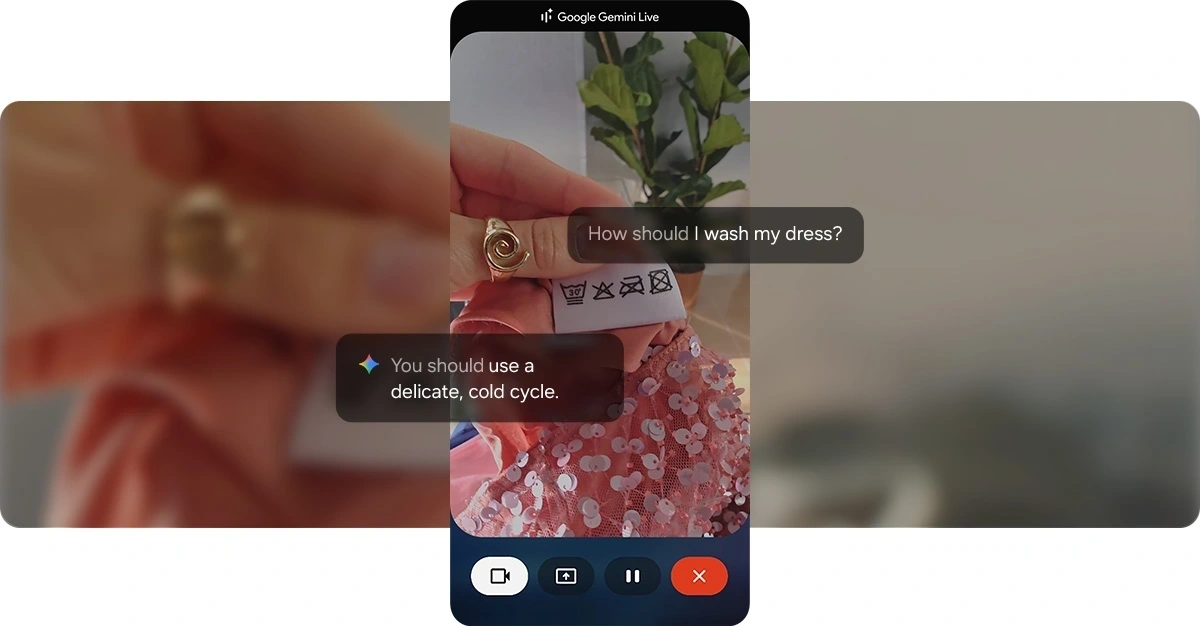 Galaxy Z Fold7 và Z Flip7 cho phép tương tác qua camera với Gemini Live