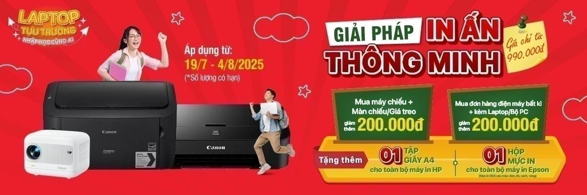 Giải pháp in ấn thông minh giá chỉ từ 990K