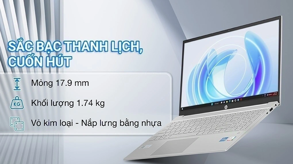 HP Pavilion 15-eg3099TU 8C5M0PA có màn hình hiển thị 15.6 inch Full HD