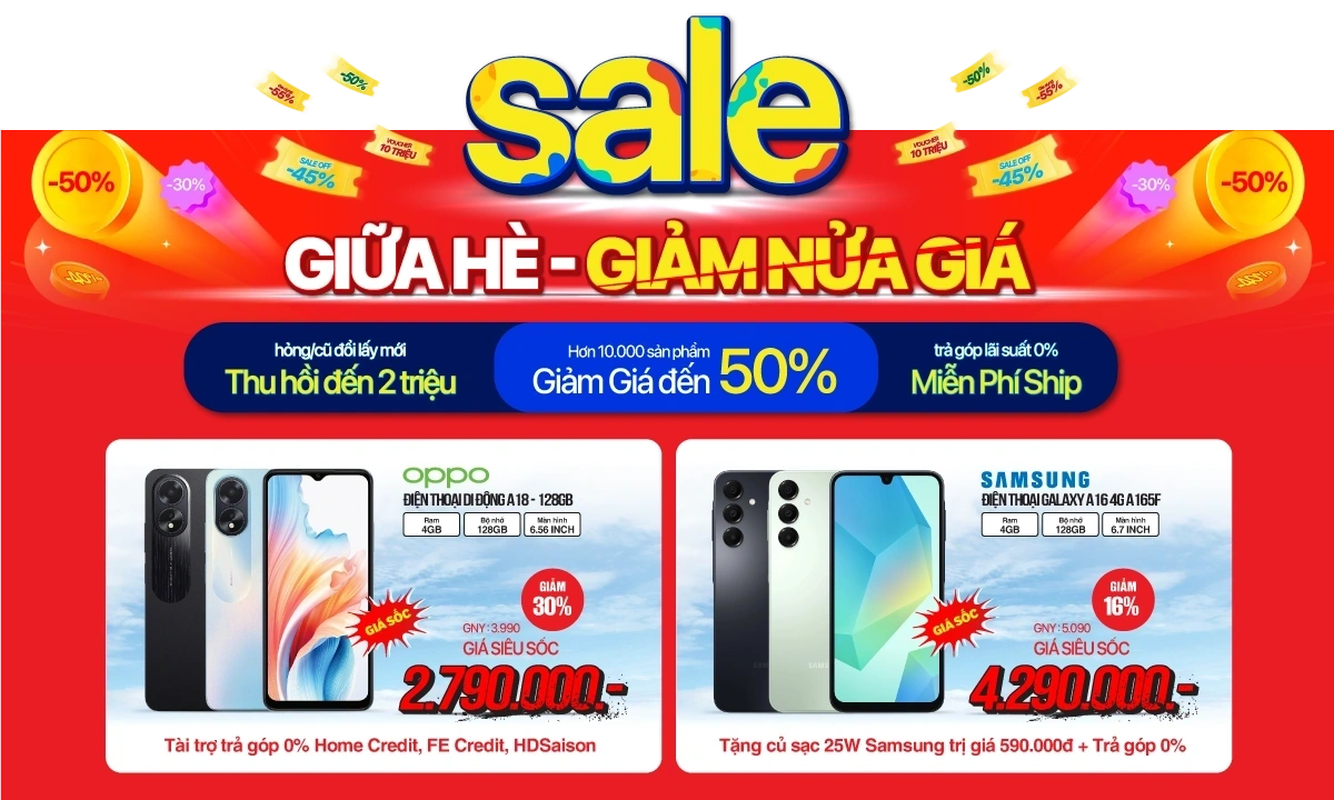 iPhone giá sốc giảm đến 5 triệu - Smartphone siêu rẻ chỉ từ 1,49Tr